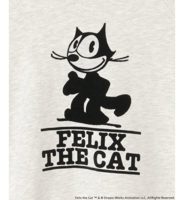 VENCE share style「Felix the cat フィリックス・ザ・キャット ラグランフロッキートレーナー」|スウェット・ジャージ|