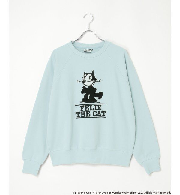 VENCE share style「Felix the cat フィリックス・ザ・キャット ラグランフロッキートレーナー」|スウェット・ジャージ|