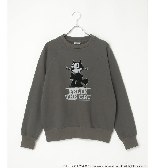 VENCE share style「Felix the cat フィリックス・ザ・キャット ラグランフロッキートレーナー」|スウェット・ジャージ|