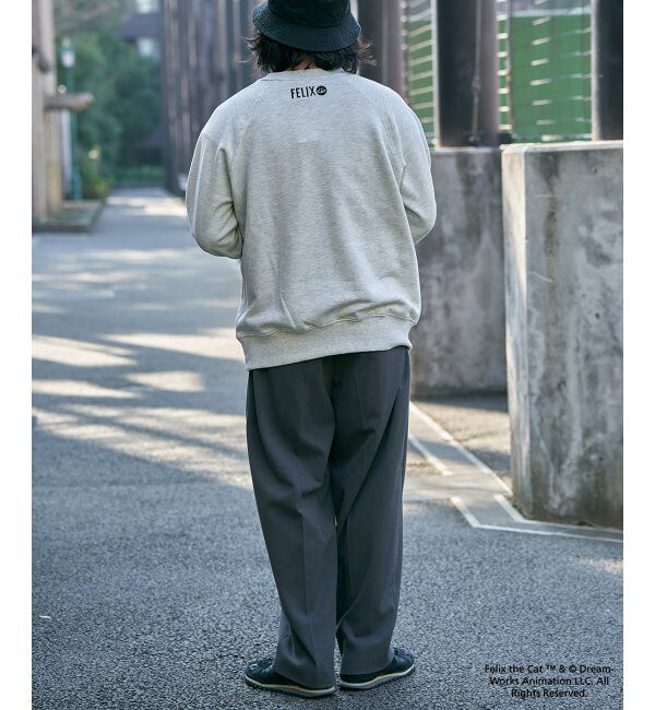 VENCE share style「Felix the cat フィリックス・ザ・キャット ラグランフロッキートレーナー」|スウェット・ジャージ|