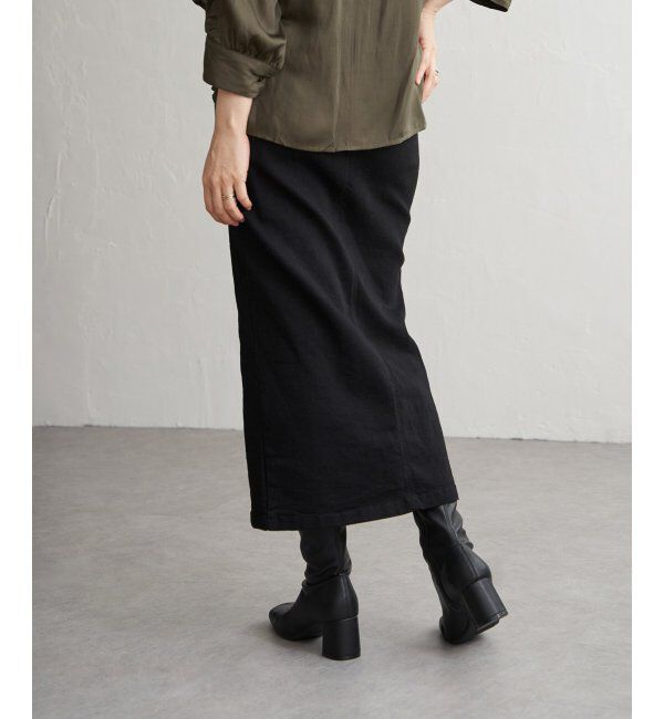 VENCE share style「ハイウエストナローデニムタイトスカート」|スカート|
