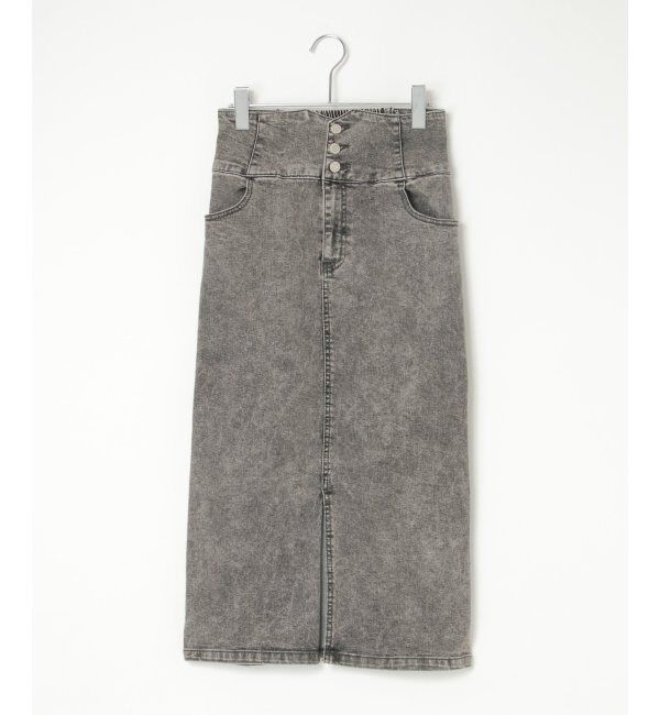 VENCE share style「ハイウエストナローデニムタイトスカート」|スカート|