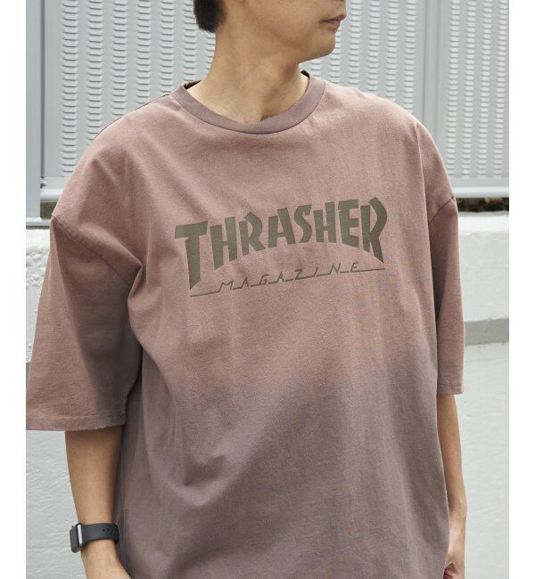 VENCE share style「THRASHER スラッシャー ヴィンテージダメージTシャツ」|Tシャツ・カットソー|