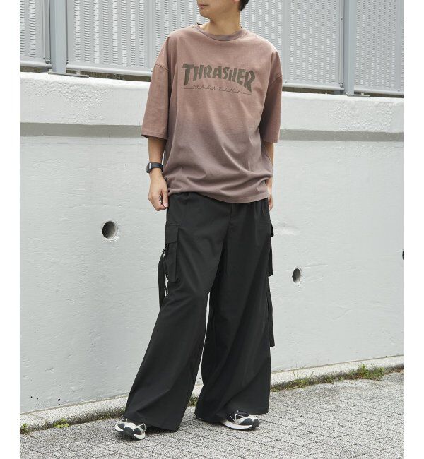 VENCE share style「THRASHER スラッシャー ヴィンテージダメージTシャツ」|Tシャツ・カットソー|