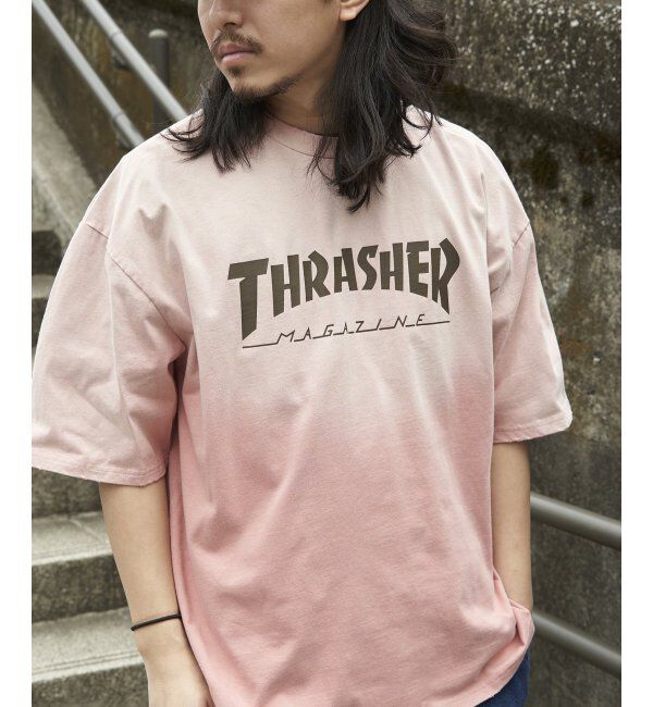 VENCE share style「THRASHER スラッシャー ヴィンテージダメージTシャツ」|Tシャツ・カットソー|