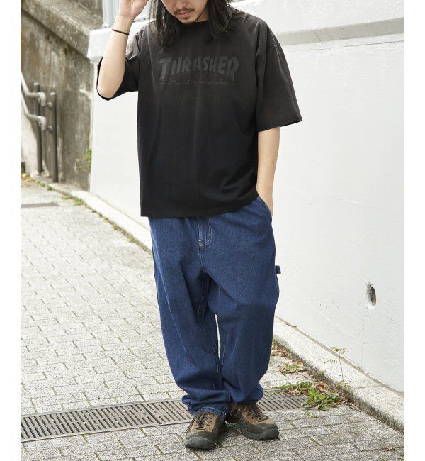 VENCE share style「THRASHER スラッシャー ヴィンテージダメージTシャツ」|Tシャツ・カットソー|