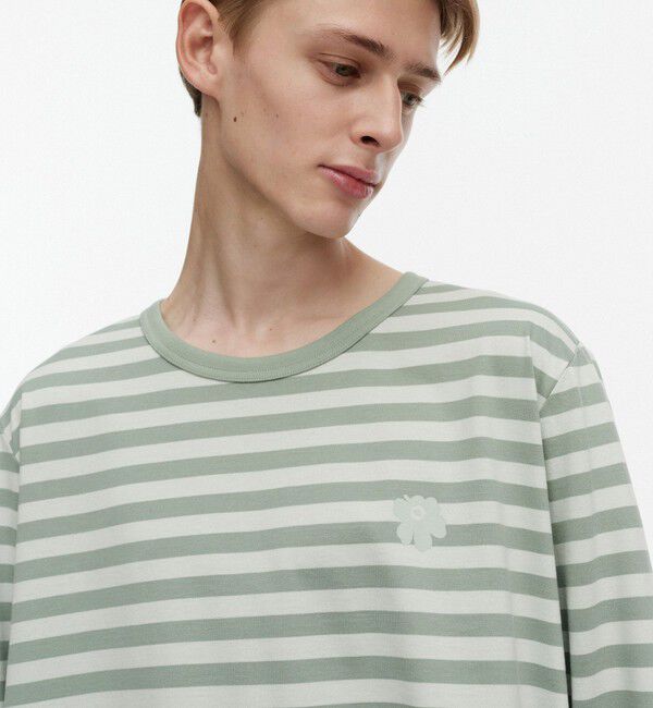 Marimekko「Tasaraita Unisex Unikko カットソー」|シャツ・ブラウス|