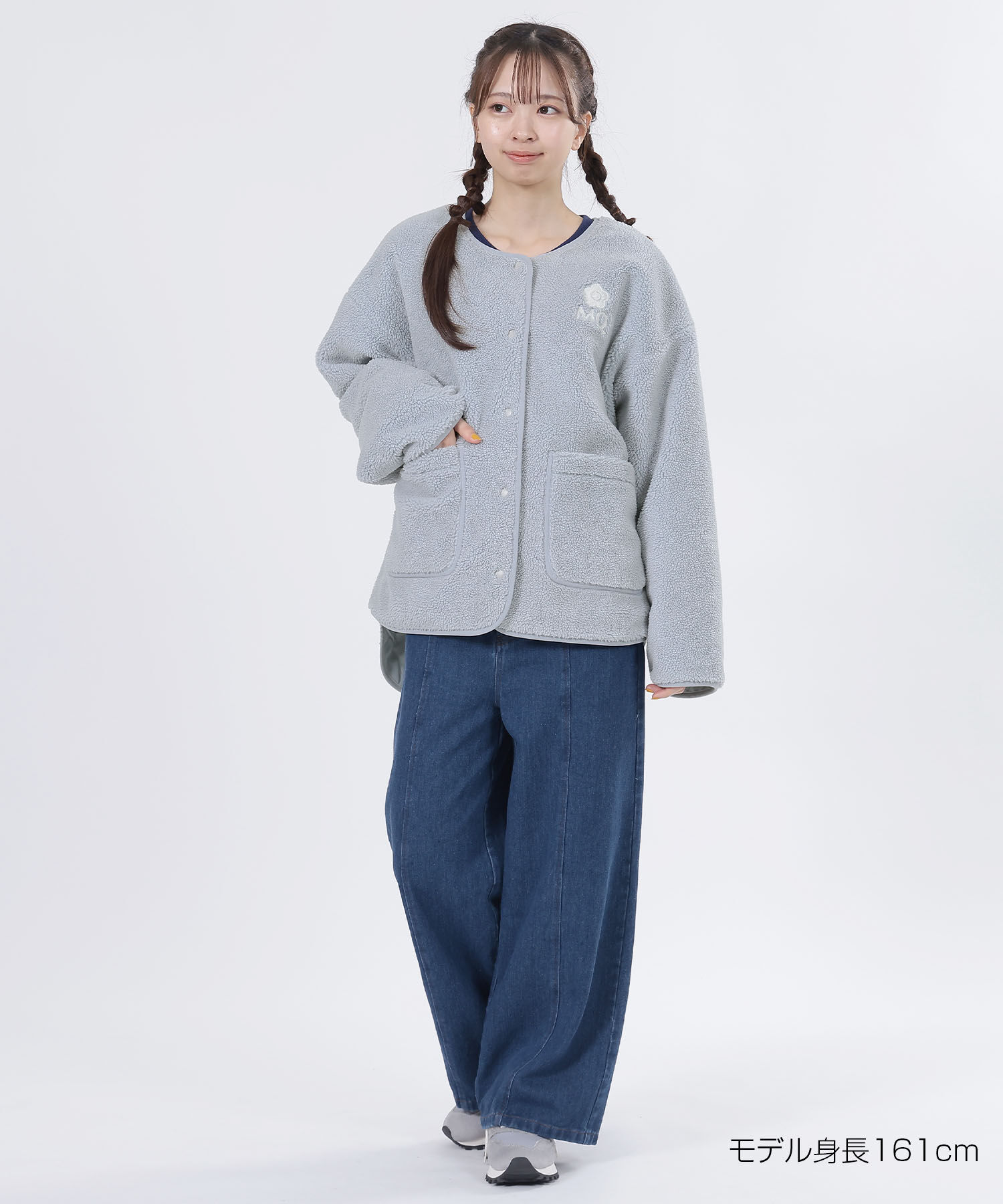 MARY QUANT「MQロゴボア ブルゾン」|ブルゾン・スタジャン|