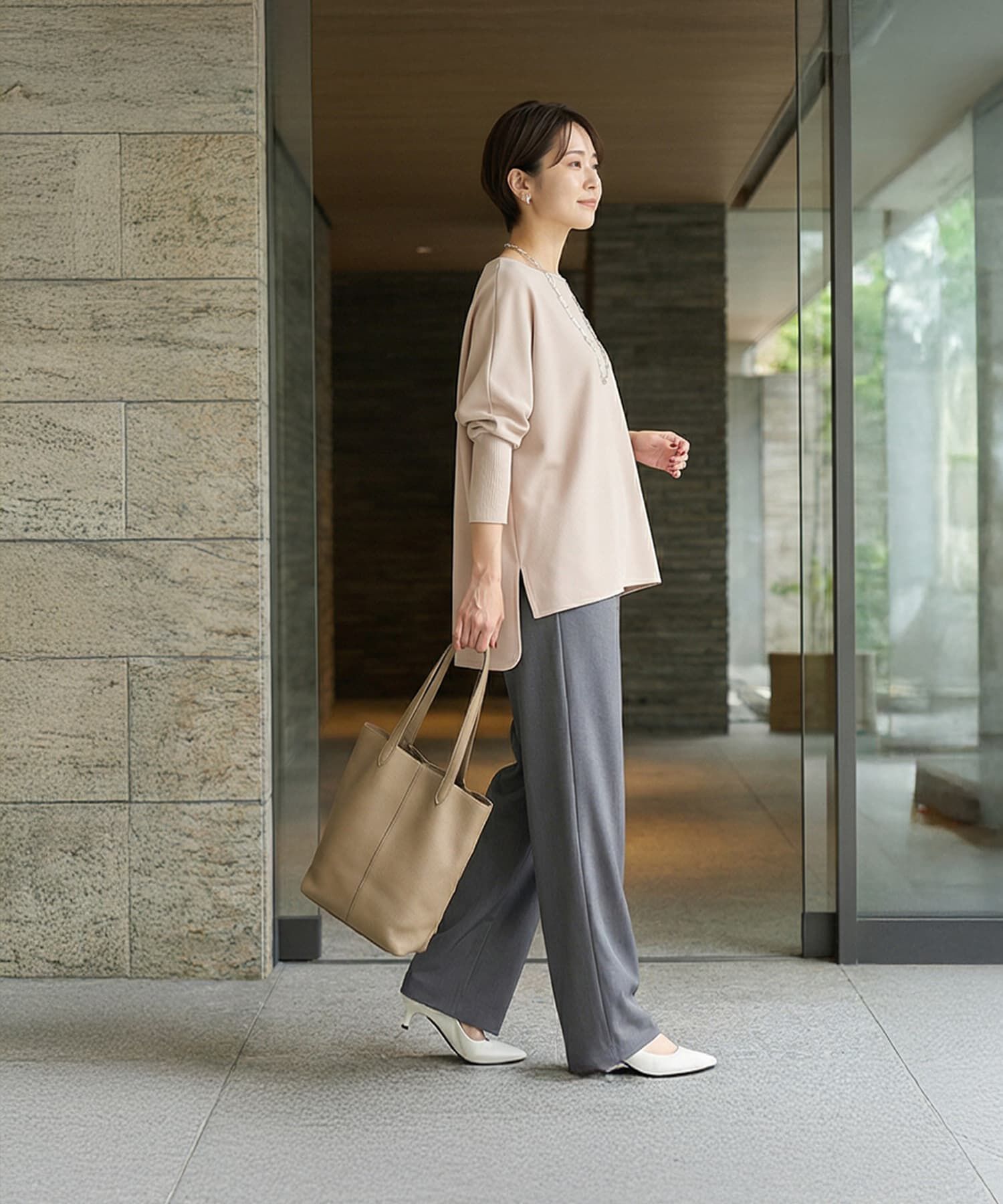 STYLE DELI「【LUXE】ノーブルジョーゼットプルオーバー」|シャツ・ブラウス|