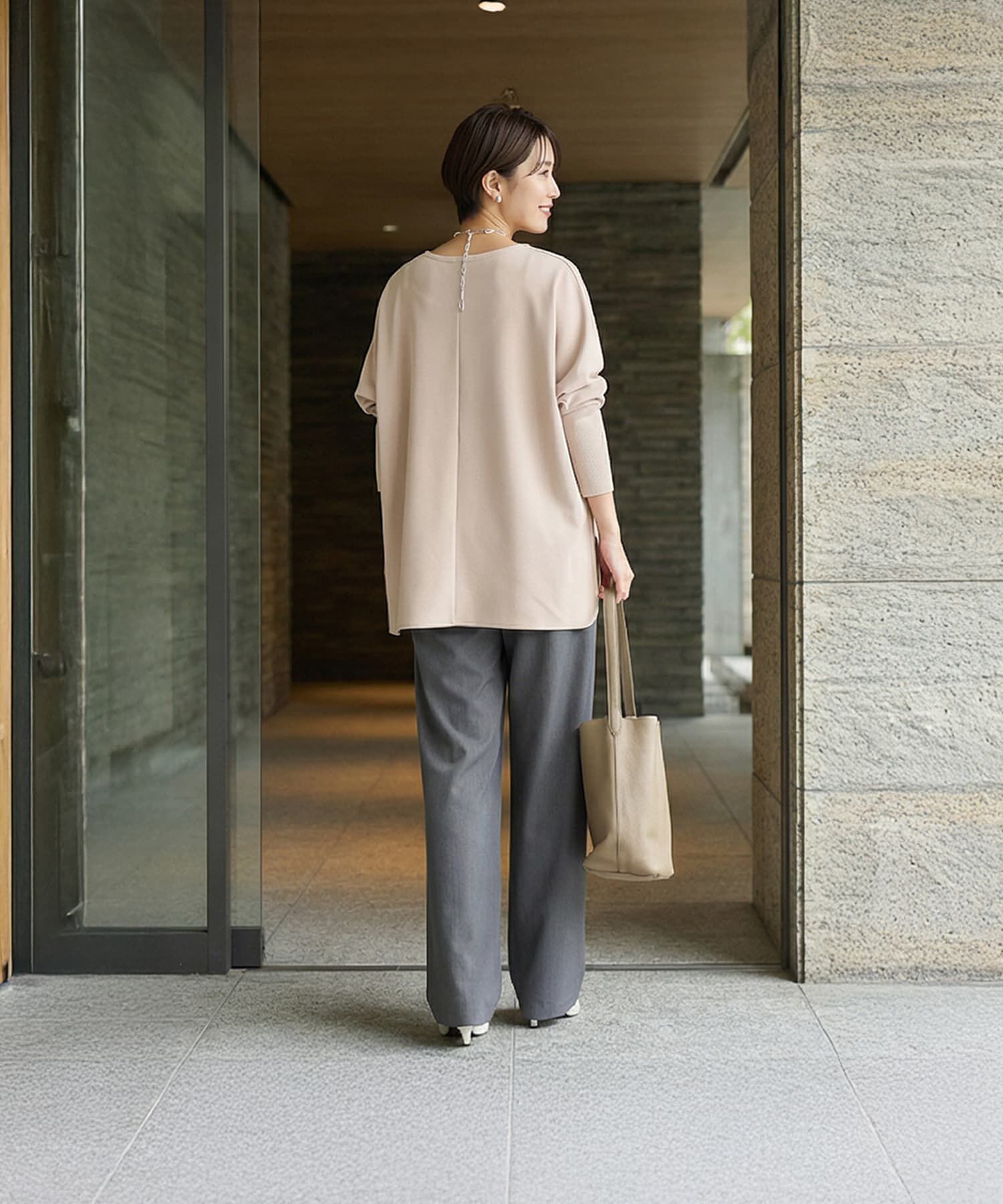 STYLE DELI「【LUXE】ノーブルジョーゼットプルオーバー」|シャツ・ブラウス|