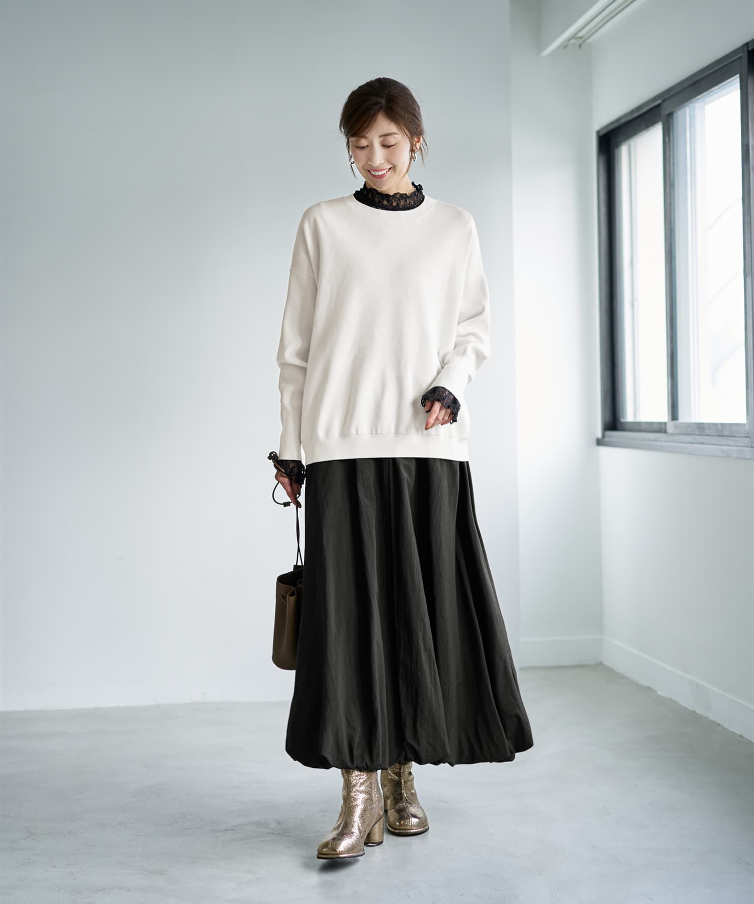 STYLE DELI「袖口から出すレーシィーインナートップス」|Tシャツ・カットソー|