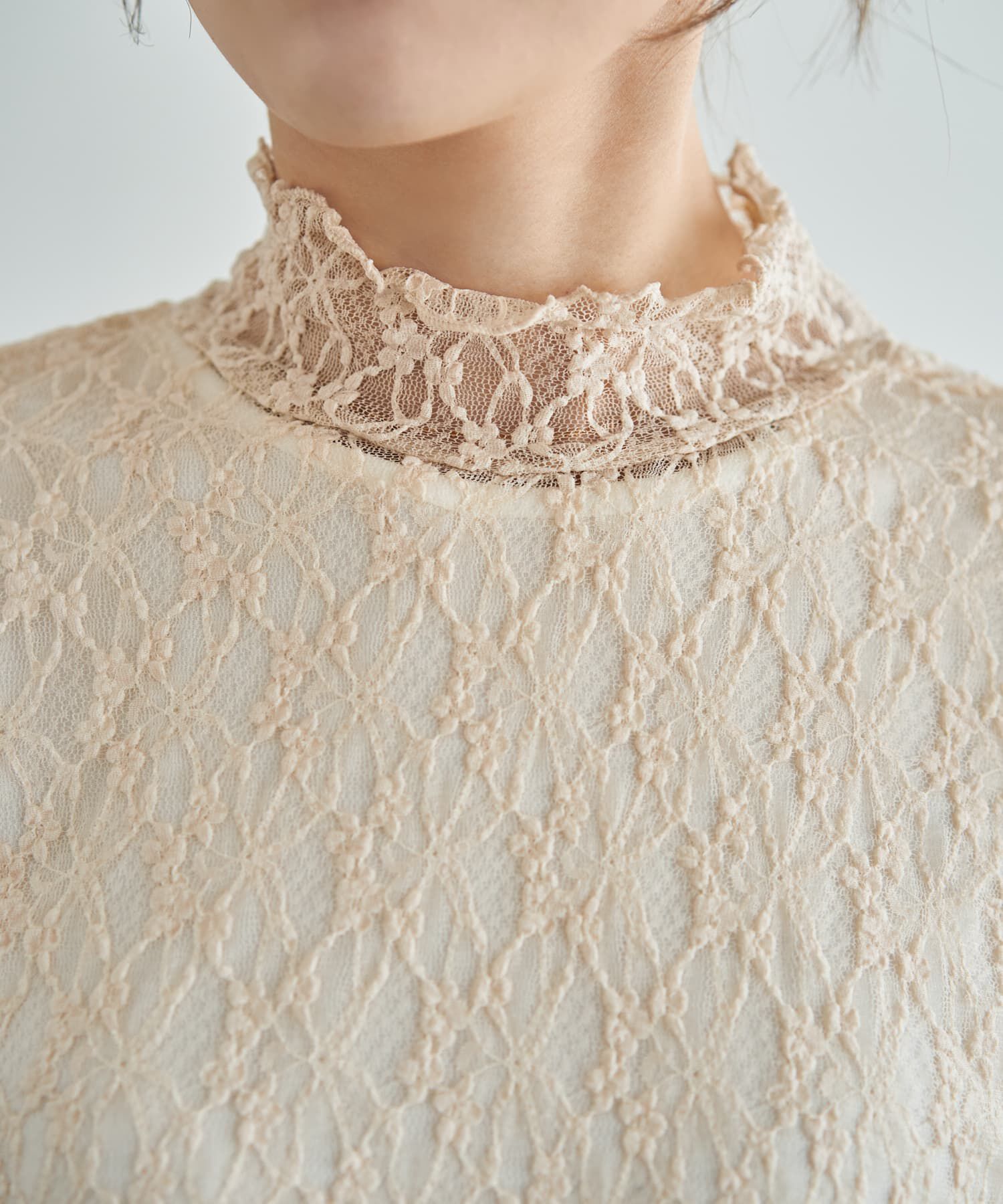 STYLE DELI「袖口から出すレーシィーインナートップス」|Tシャツ・カットソー|