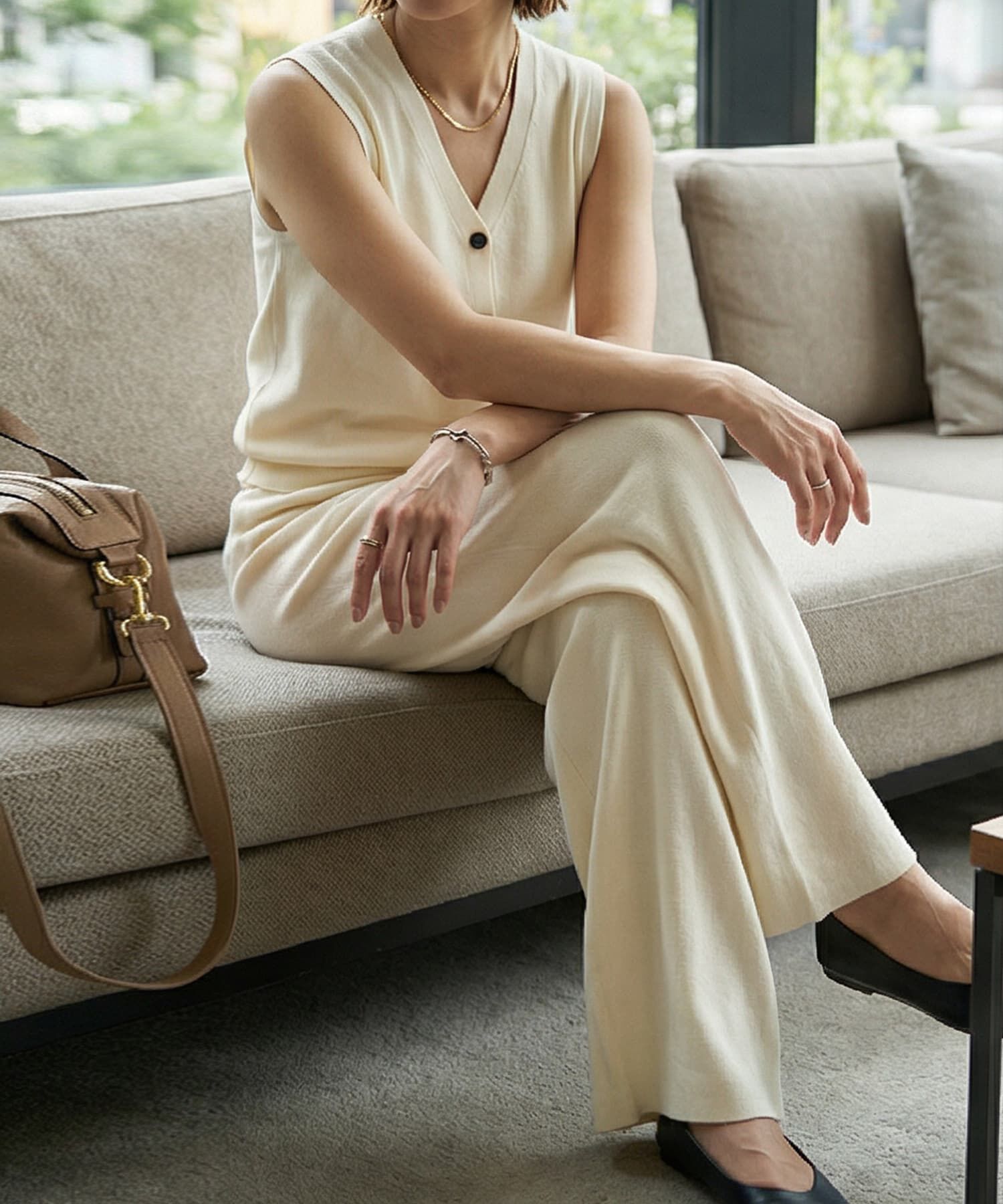 STYLE DELI「【DELI by】スムースニット３ピースセット」|カーディガン|