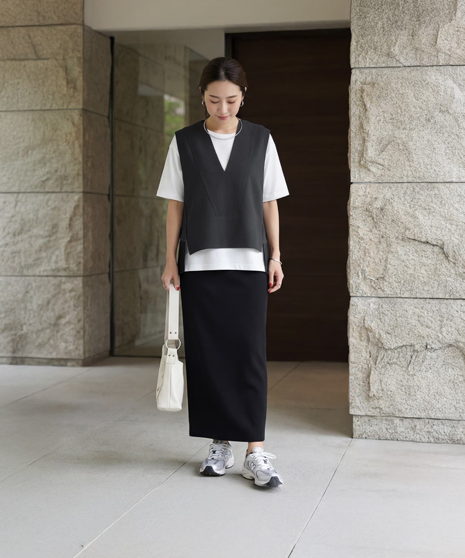 STYLE DELI「切りっぱなしハギラインベスト」|ベスト・ジレ|