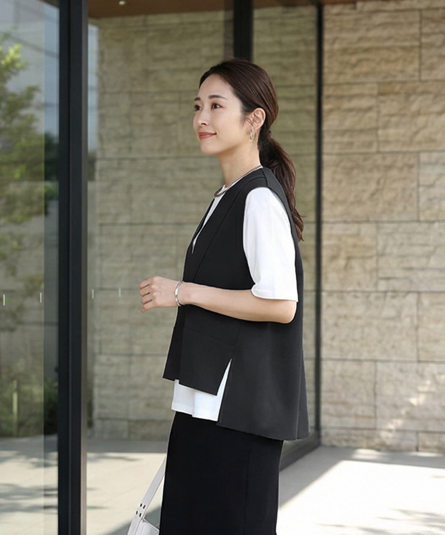 STYLE DELI「切りっぱなしハギラインベスト」|ベスト・ジレ|