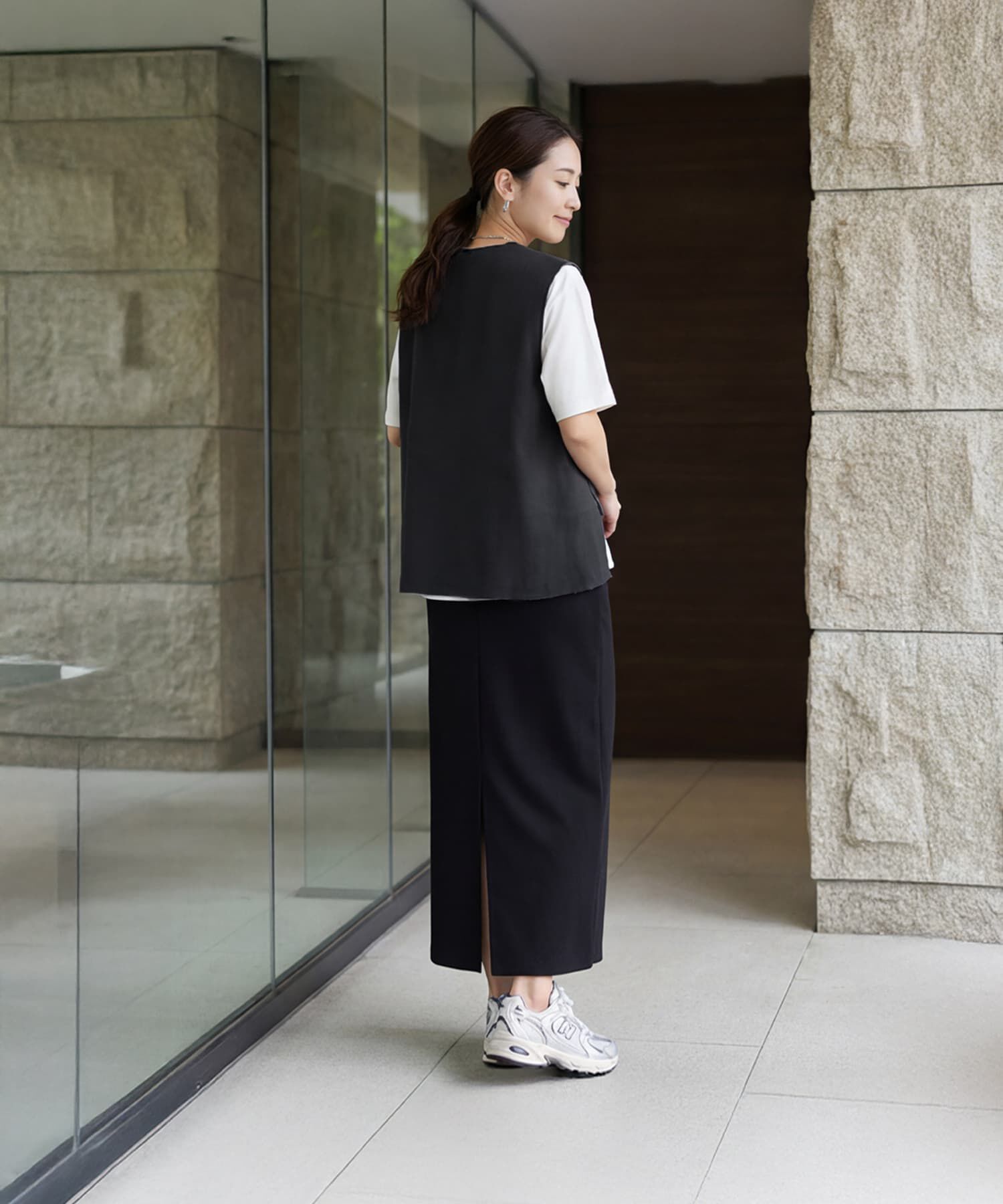 STYLE DELI「切りっぱなしハギラインベスト」|ベスト・ジレ|