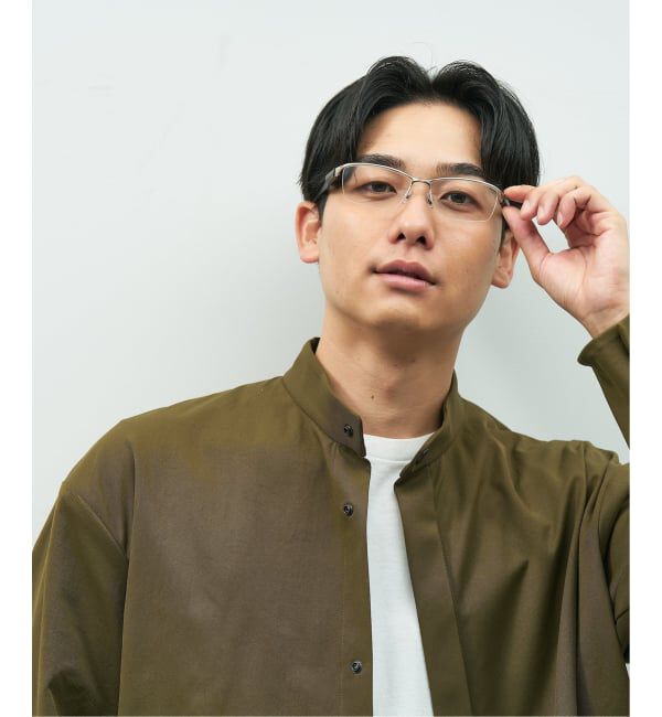  「 スクエア型 メガネ | 軽量 眼鏡 伊達めがね メタル 度付き ユニセックスSTANDARD レンズ交換券付」|メガネ|