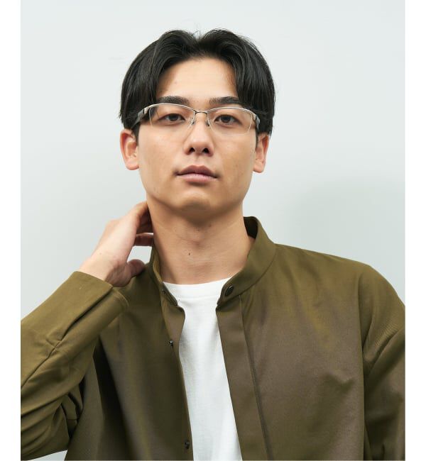  「 スクエア型 メガネ | 軽量 眼鏡 伊達めがね メタル 度付き ユニセックスSTANDARD レンズ交換券付」|メガネ|