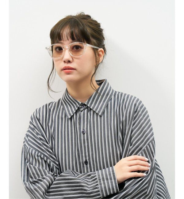  「SUNCUTGlasses/UV100%CUT ウェリントン型 サングラス | カラーレンズ 太縁フレーム  紫外線対策 UVカット」|サングラス|