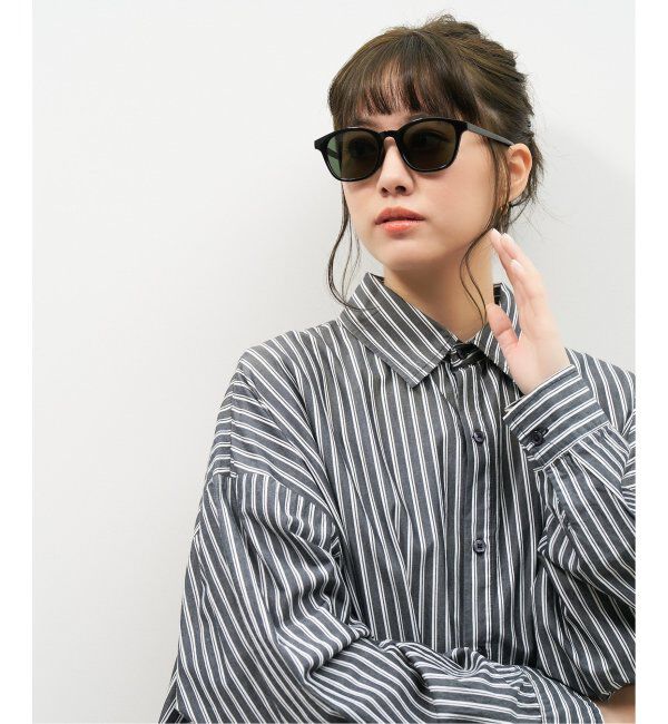  「SUNCUTGlasses/UV100%CUT ウェリントン型 サングラス | カラーレンズ 太縁フレーム  紫外線対策 UVカット」|サングラス|