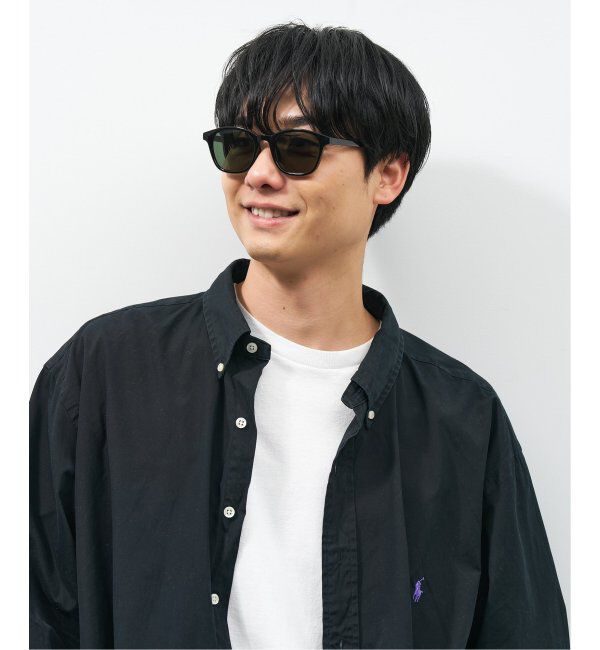  「SUNCUTGlasses/UV100%CUT ウェリントン型 サングラス | カラーレンズ 太縁フレーム  紫外線対策 UVカット」|サングラス|