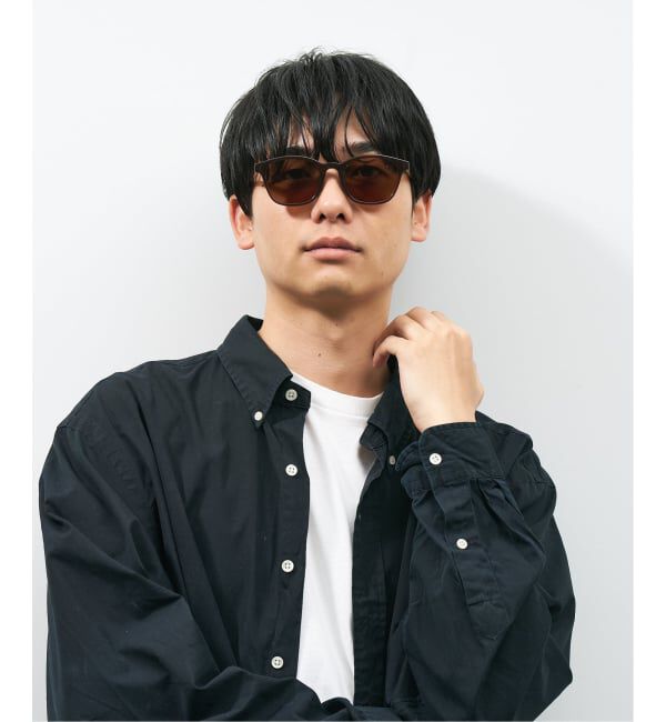  「SUNCUTGlasses/UV100%CUT ウェリントン型 サングラス | カラーレンズ 太縁フレーム  紫外線対策 UVカット」|サングラス|