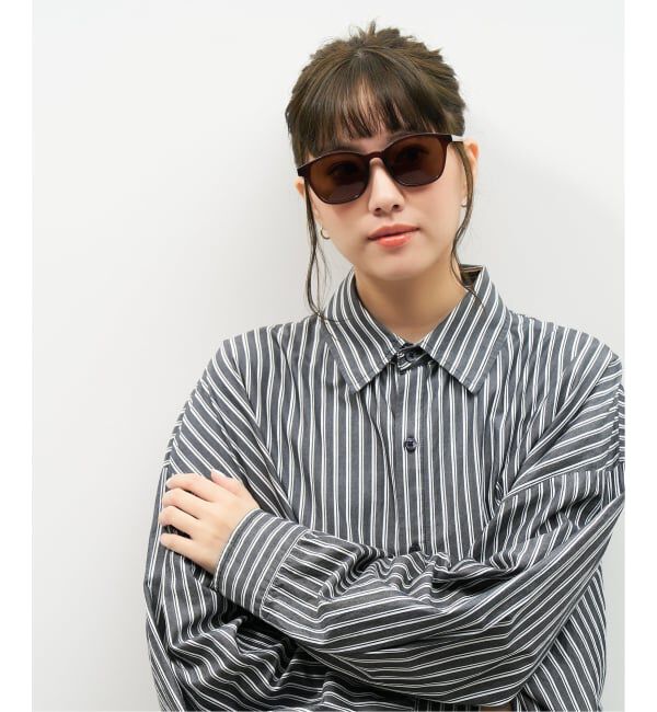  「SUNCUTGlasses/UV100%CUT ウェリントン型 サングラス | カラーレンズ 太縁フレーム  紫外線対策 UVカット」|サングラス|