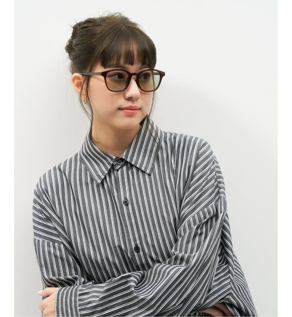  「SUNCUTGlasses/UV100%CUT ウェリントン型 サングラス | カラーレンズ 太縁フレーム  紫外線対策 UVカット」|サングラス|