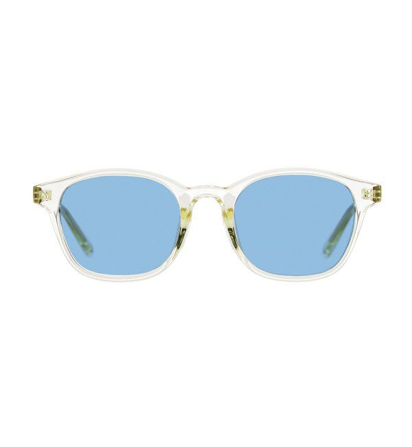  「SUNCUTGlasses/UV100%CUT ウェリントン型 サングラス | カラーレンズ 太縁フレーム  紫外線対策 UVカット」|サングラス|