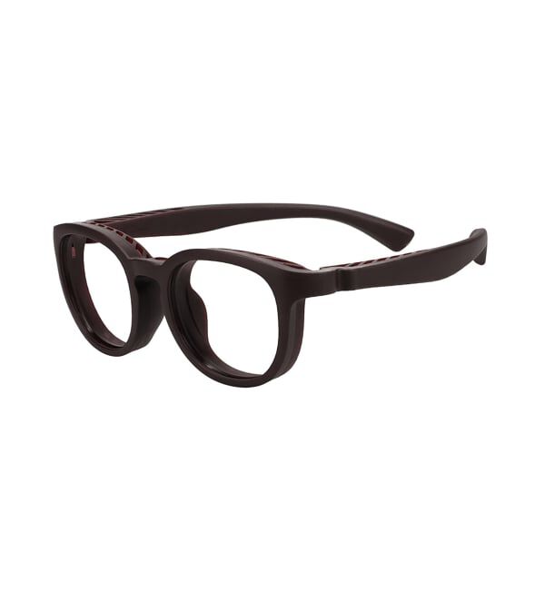  「ウェリントン型 メガネ | 耐久性抜群 クッション性 柔らかい メタルフリー 運動 GALILEO レンズ交換券付」|メガネ|