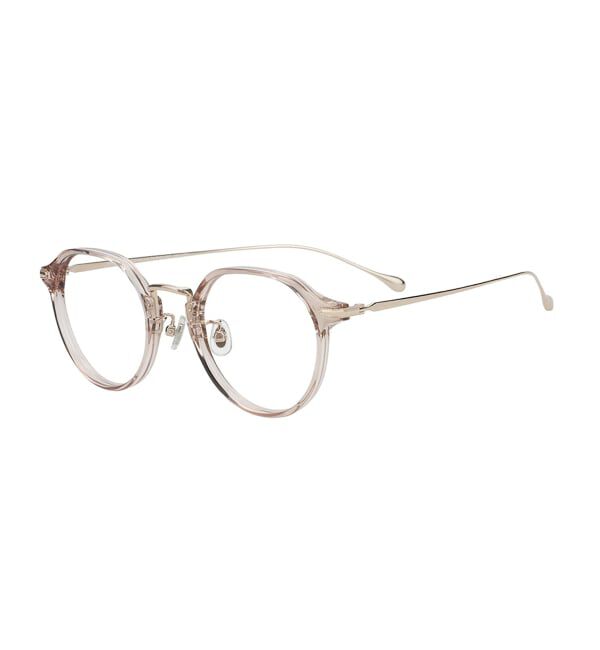  「ボストン型 メガネ | チタン 軽量 メタル コンビネーションフレーム TITANIUM (ビジネス) レンズ交換券付」|メガネ|