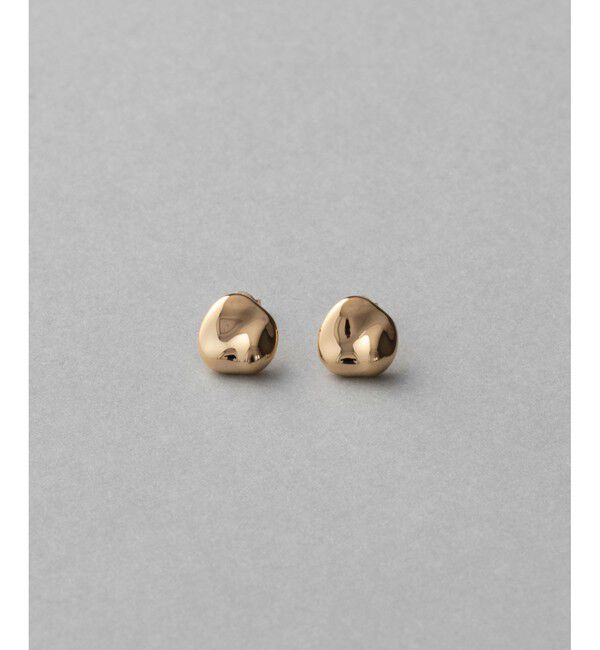 ete「ビーンズ ピアス」|ピアス|イエローゴールド