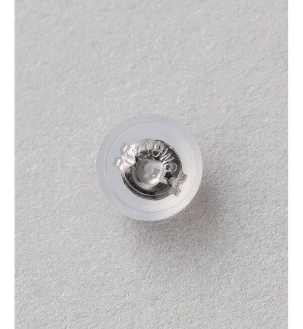 ete「K18WG シリコンキャッチ　　」|ピアス|