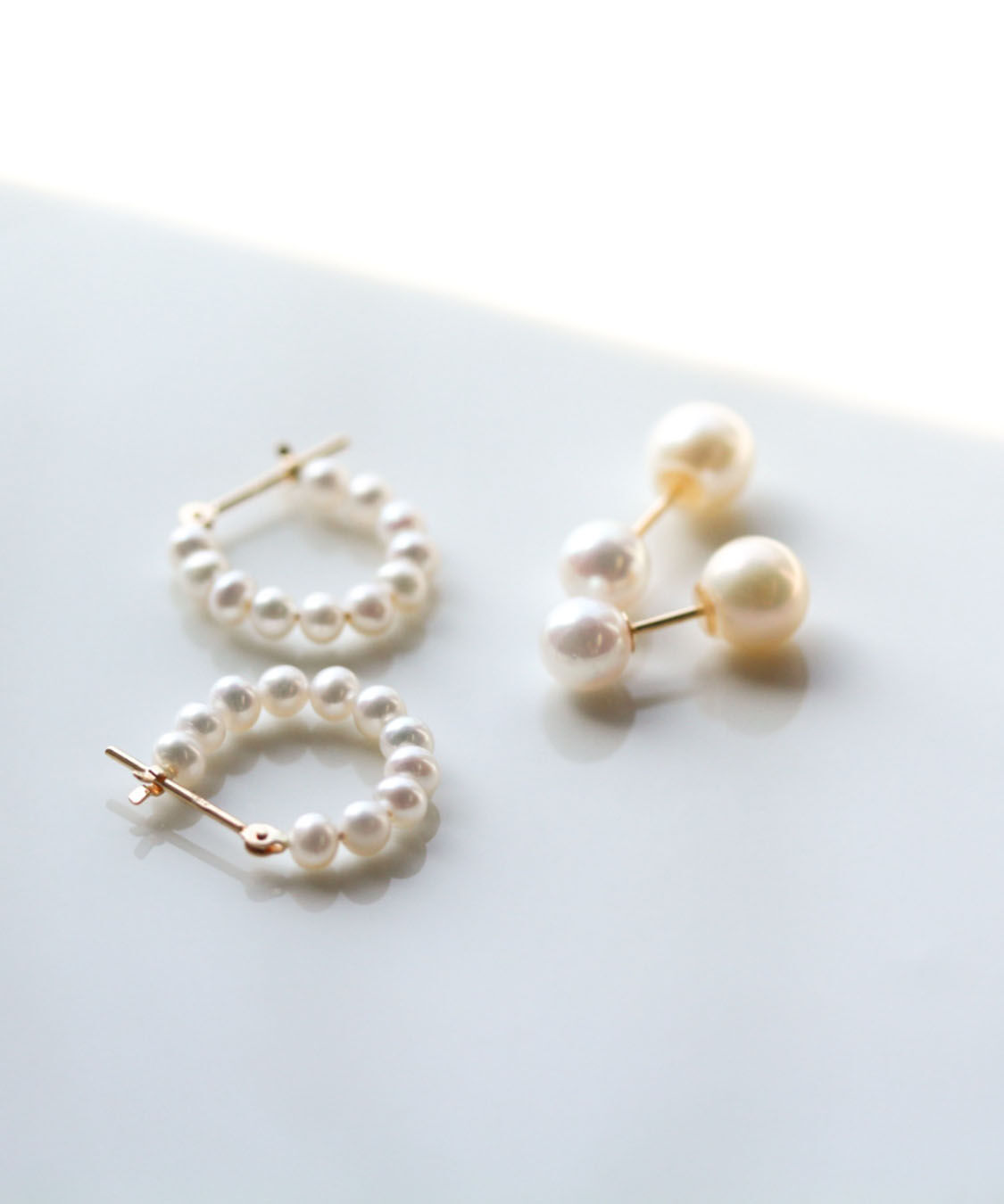  「アコヤパール ピアス | K18 〈パールキャッチ〉」|ピアス|