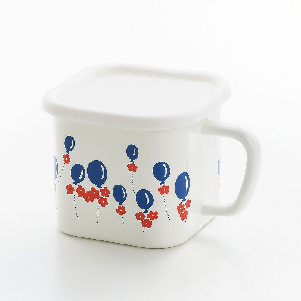 BACKYARD FAMILY「ホーロー 保存容器 アデリアレトロ 通販 琺瑯 ほうろう シール容器 耐熱 加熱 IH対応」|食器・キッチングッズ|ホワイト2