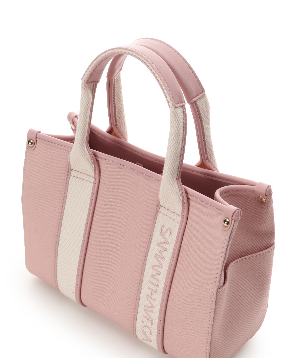 Samantha Vega「新色ロゴテープキャンバスハンドバッグ（小）」|ハンドバッグ|