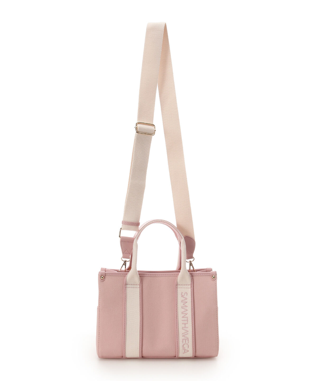 Samantha Vega「新色ロゴテープキャンバスハンドバッグ（小）」|ハンドバッグ|