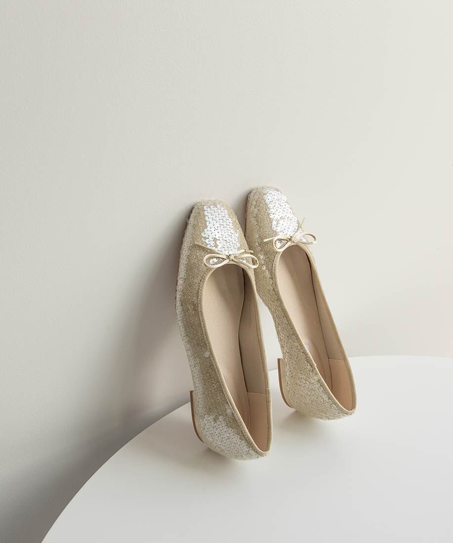  「スクエアトゥバレエシューズ」|パンプス|