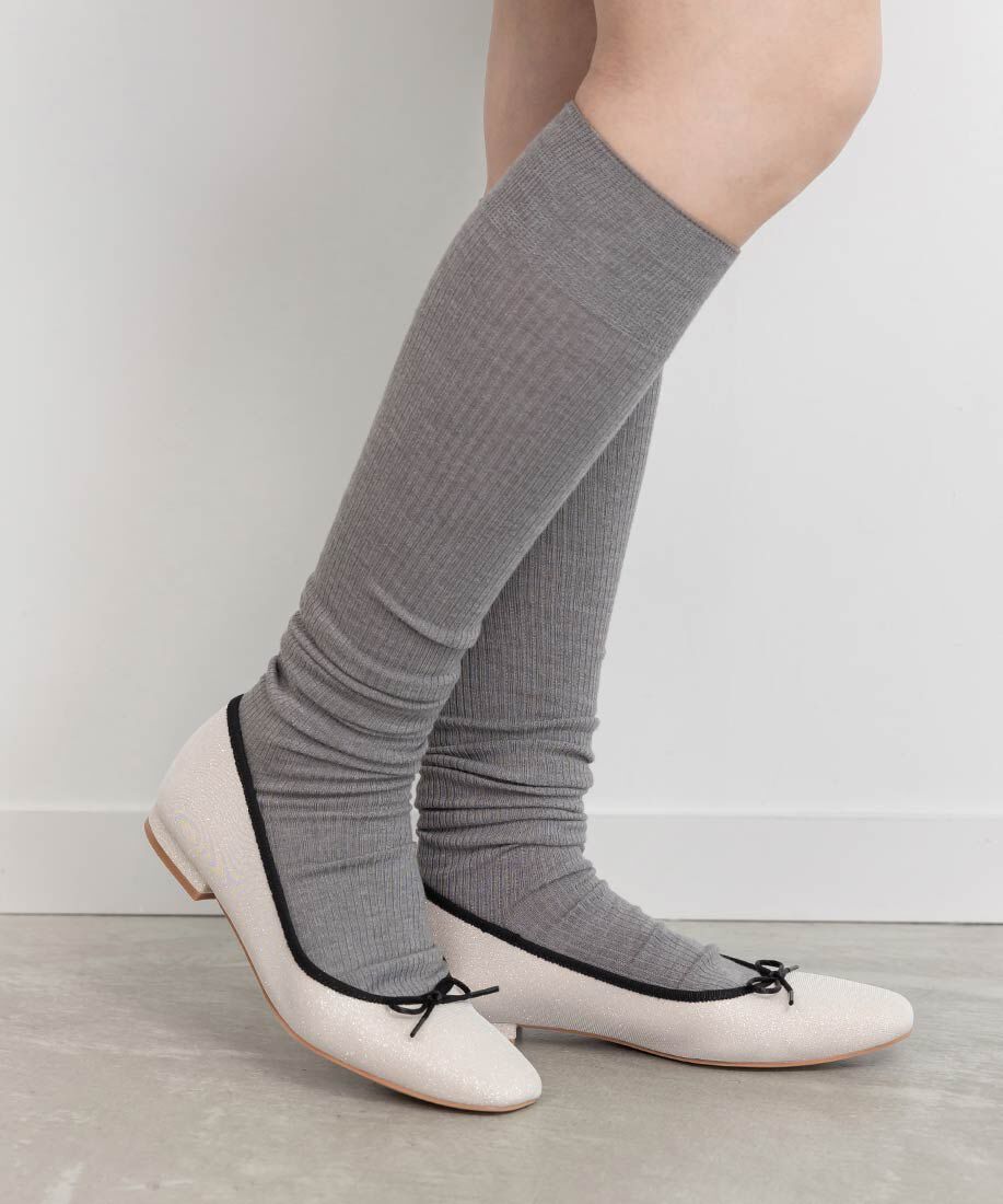  「スクエアトゥバレエシューズ」|パンプス|