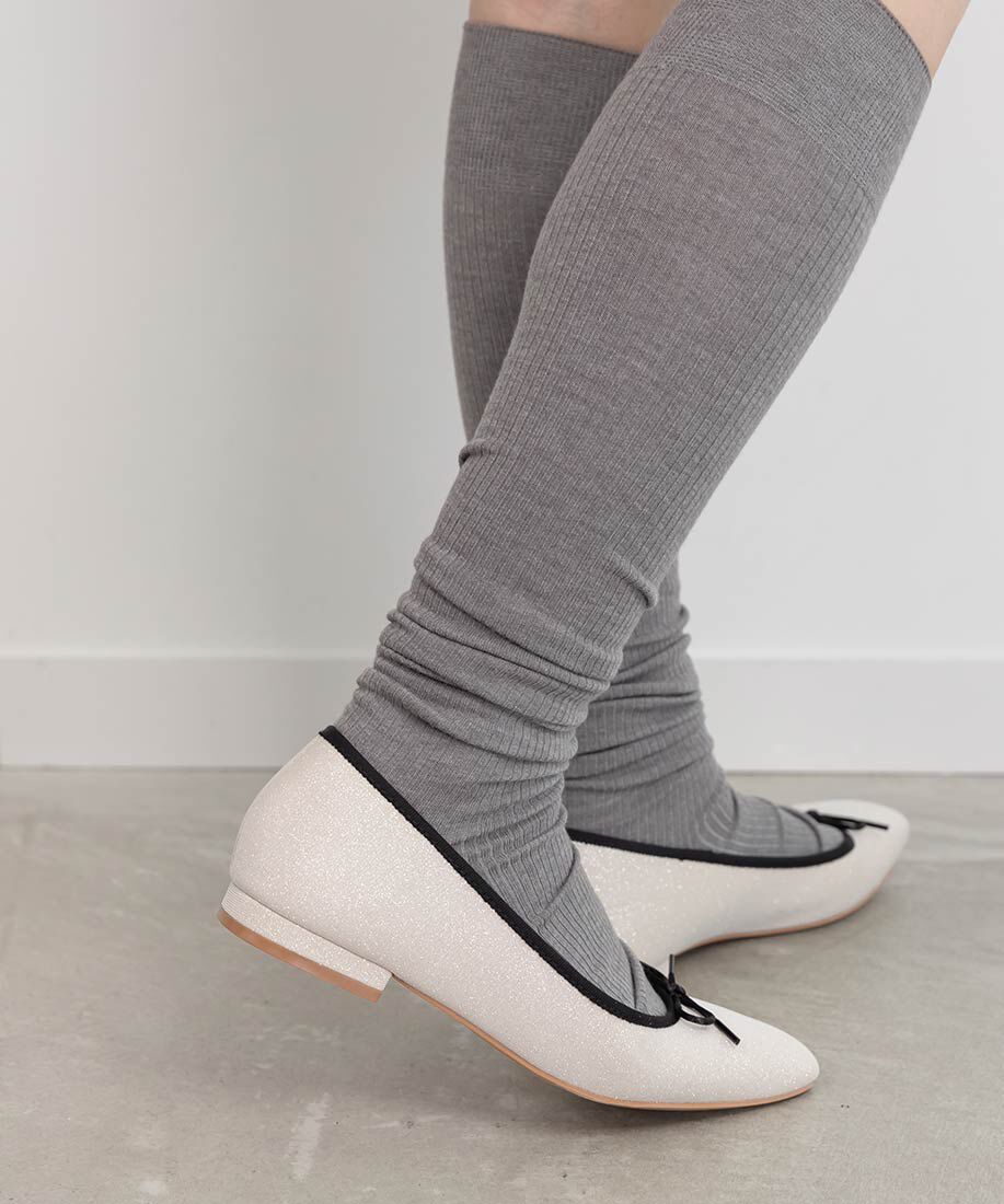  「スクエアトゥバレエシューズ」|パンプス|