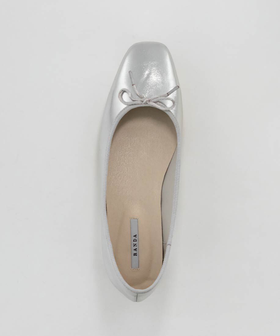  「スクエアトゥバレエシューズ」|パンプス|