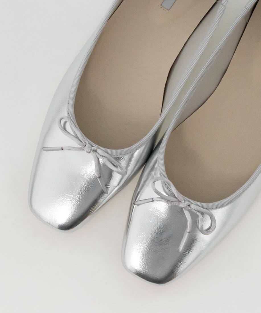  「スクエアトゥバレエシューズ」|パンプス|
