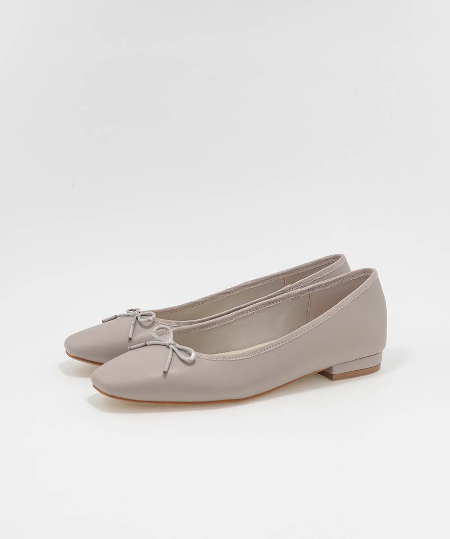  「スクエアトゥバレエシューズ」|パンプス|