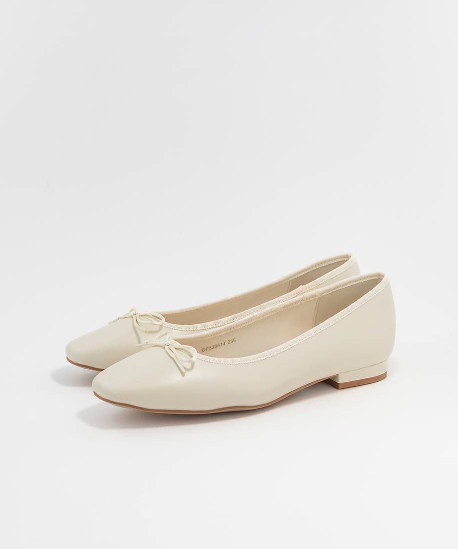  「スクエアトゥバレエシューズ」|パンプス|