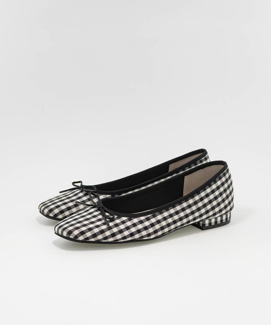  「スクエアトゥバレエシューズ」|パンプス|