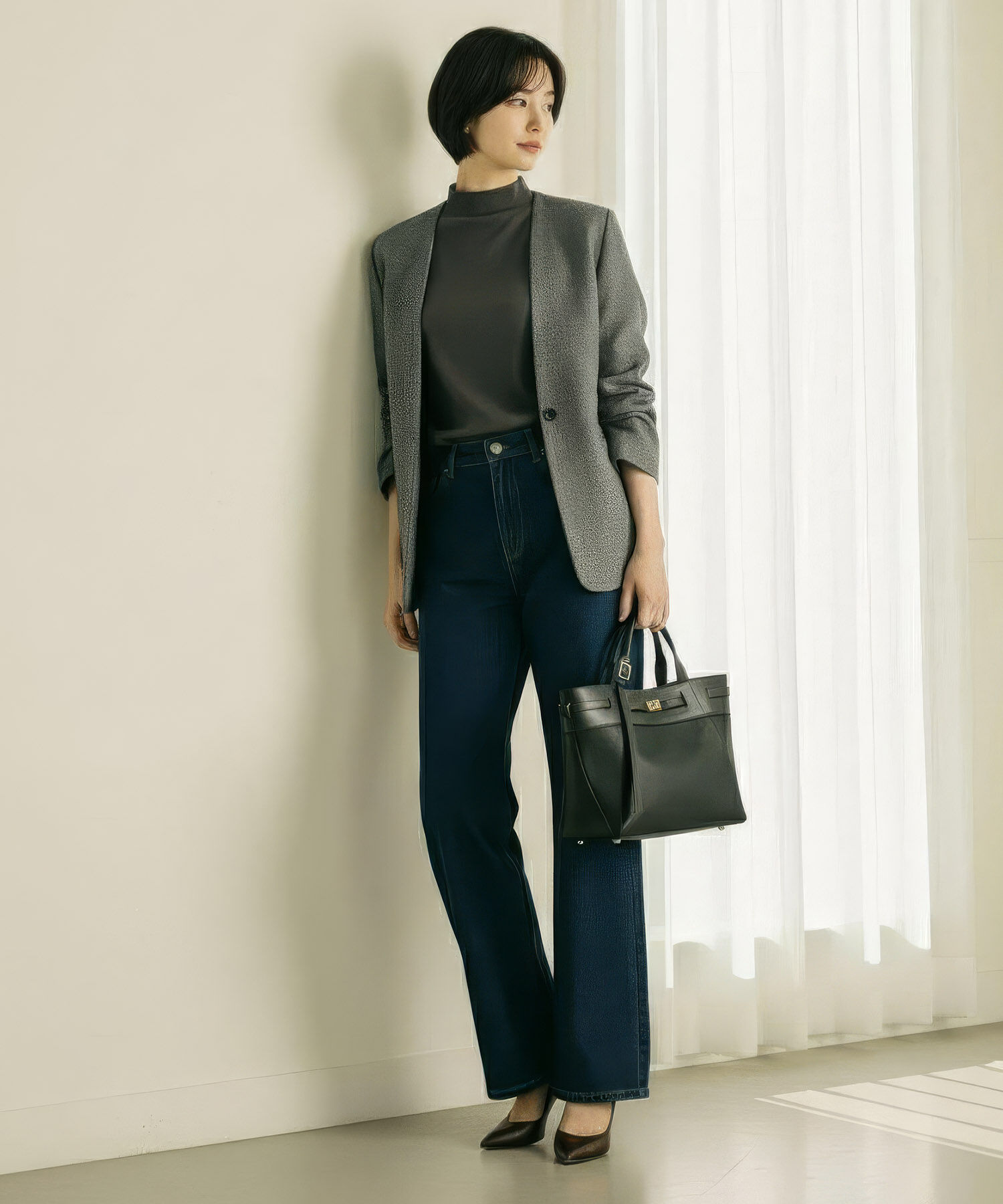 TOPKAPI TREASURE「【TREASURE TOPKAPI】ナイロン レザーコンビ 2way トートバッグ A4対応」|トートバッグ|