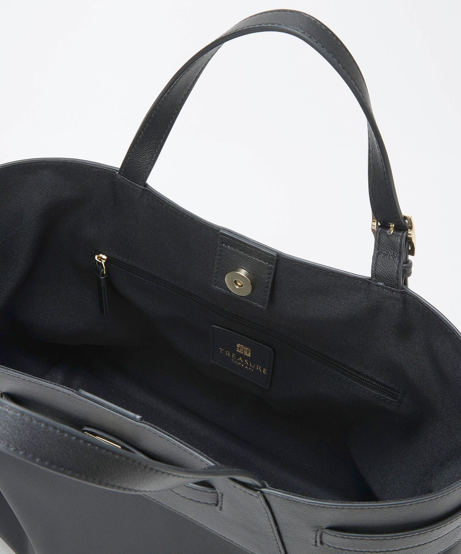 TOPKAPI TREASURE「【TREASURE TOPKAPI】ナイロン レザーコンビ 2way トートバッグ A4対応」|トートバッグ|