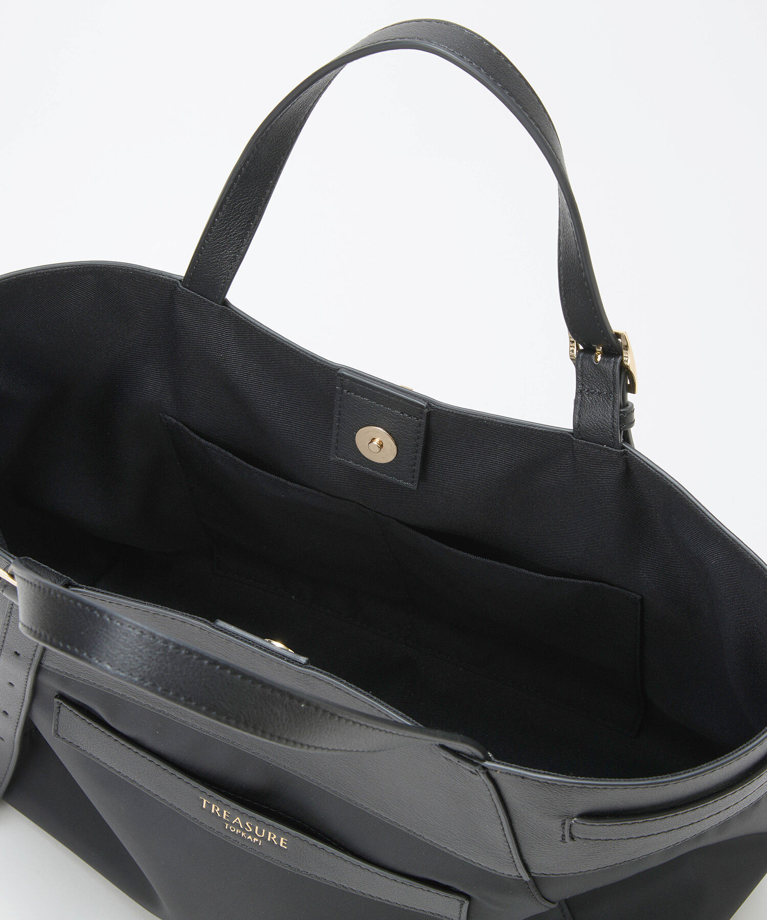 TOPKAPI TREASURE「【TREASURE TOPKAPI】ナイロン レザーコンビ 2way トートバッグ A4対応」|トートバッグ|