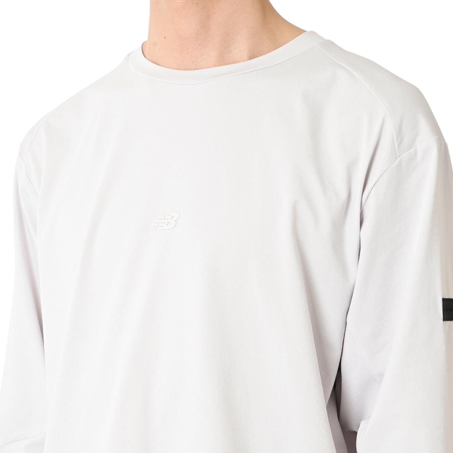 NEW BALANCE 「【NEW BALANCEｳｪｱ】M ﾄﾞﾗｲｼﾞｬｰｼﾞｰﾛﾝｸﾞｽﾘｰﾌﾞT」|Tシャツ・カットソー|