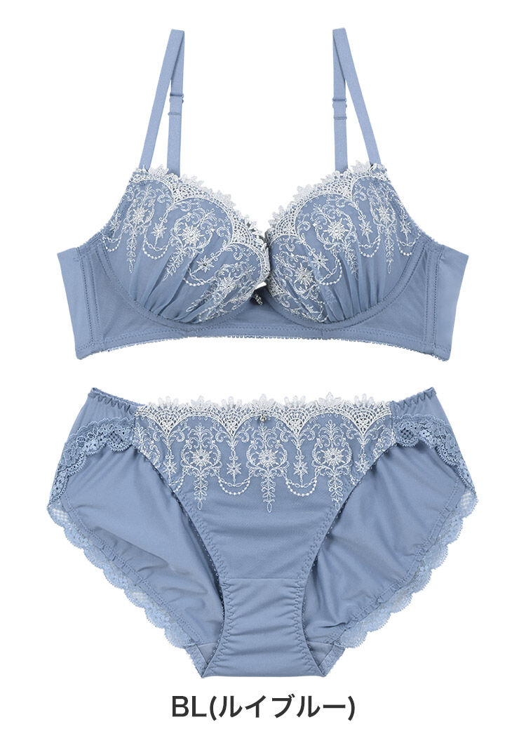 intesucre「アンテシュクレ らくしてキレイ ノンワイヤータイプ ブラセット 全3色 B-E/65-75」|インナー|BL